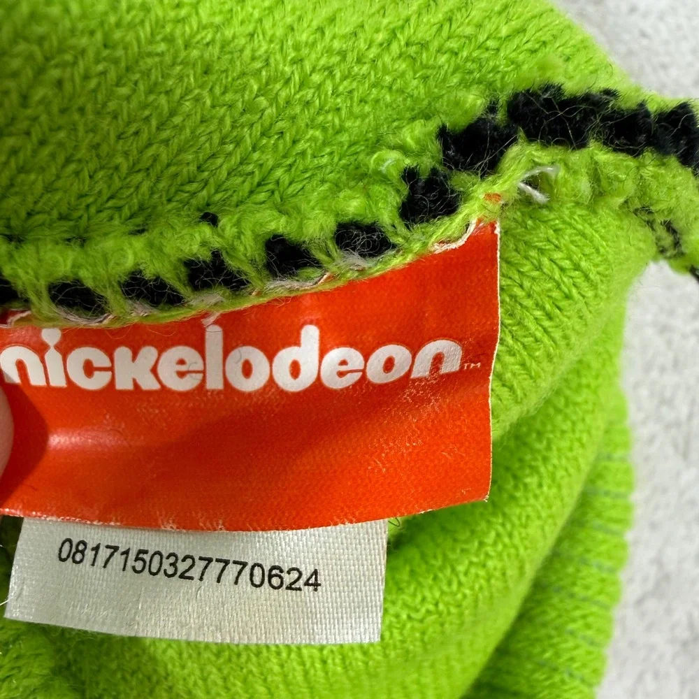Nickelodeon Teenage Mutant Ninja Turtles Kids Beanie Hat Pom Pom Black‎ Green